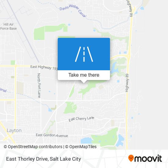 Mapa de East Thorley Drive