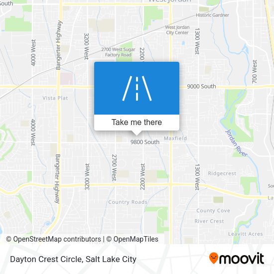 Dayton Crest Circle map