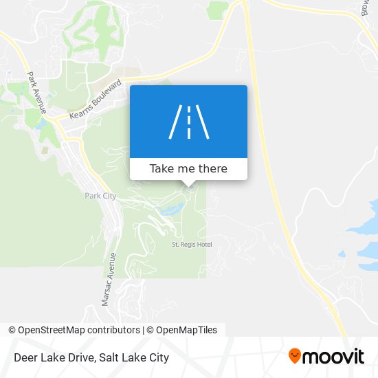 Deer Lake Drive map