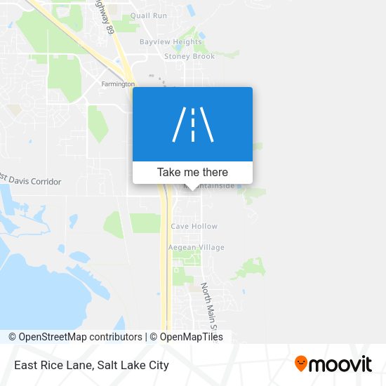East Rice Lane map