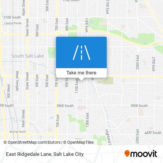 East Ridgedale Lane map