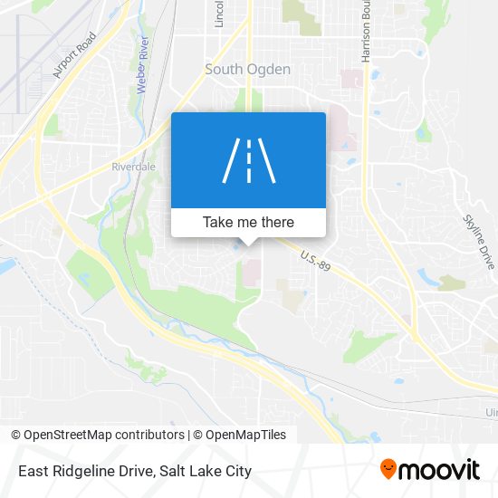 Mapa de East Ridgeline Drive