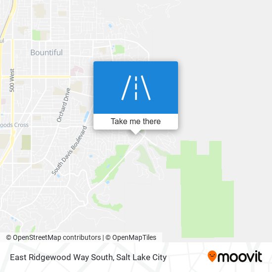 Mapa de East Ridgewood Way South