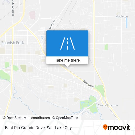 Mapa de East Rio Grande Drive