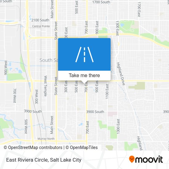 East Riviera Circle map