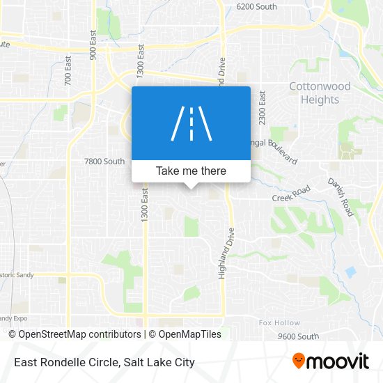 East Rondelle Circle map
