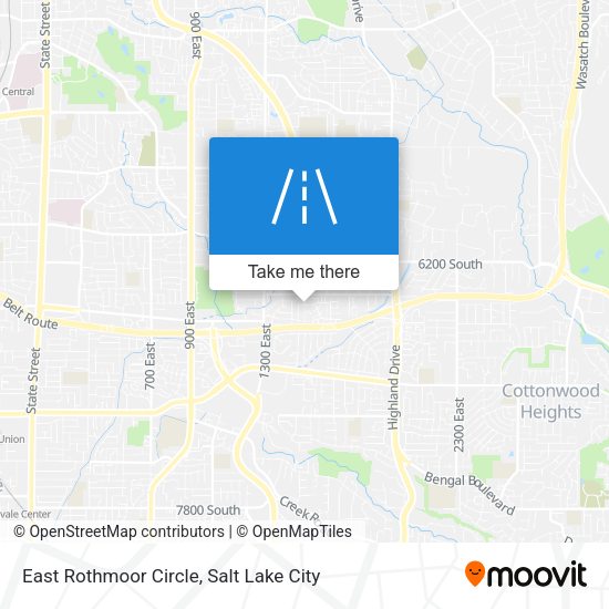 East Rothmoor Circle map