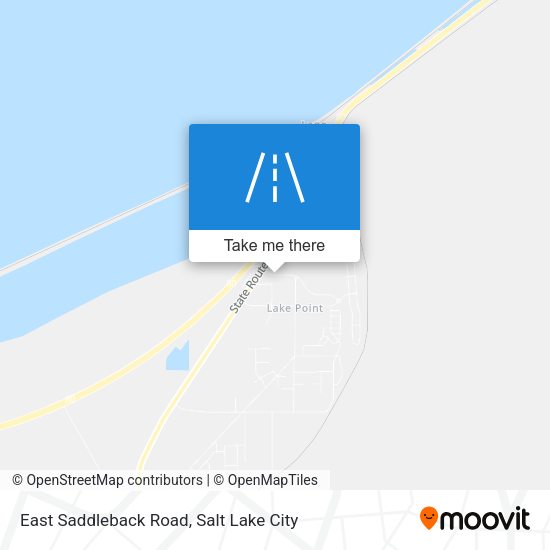 East Saddleback Road map