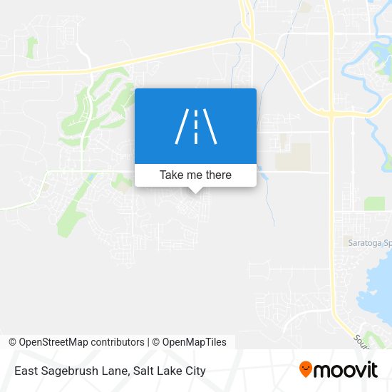 East Sagebrush Lane map