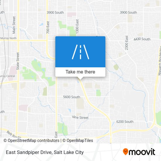 East Sandpiper Drive map