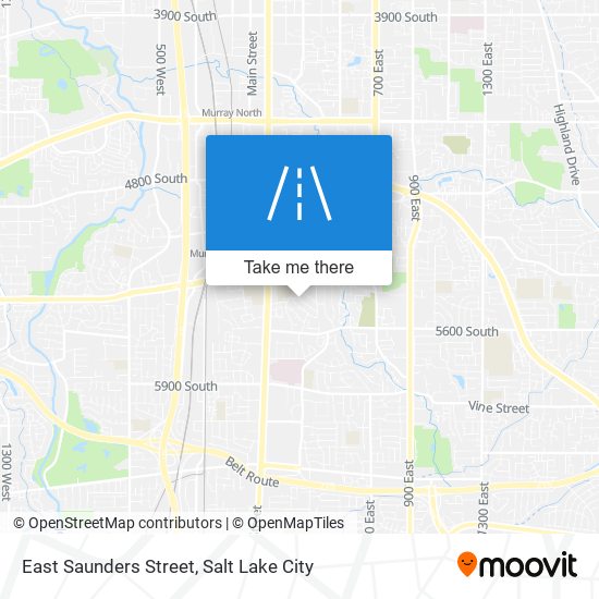 East Saunders Street map