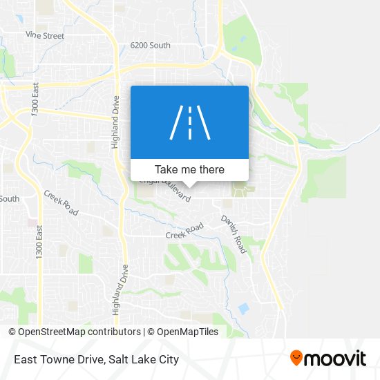 East Towne Drive map