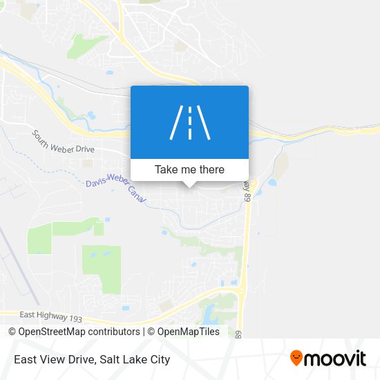 East View Drive map