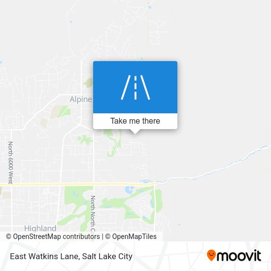 East Watkins Lane map