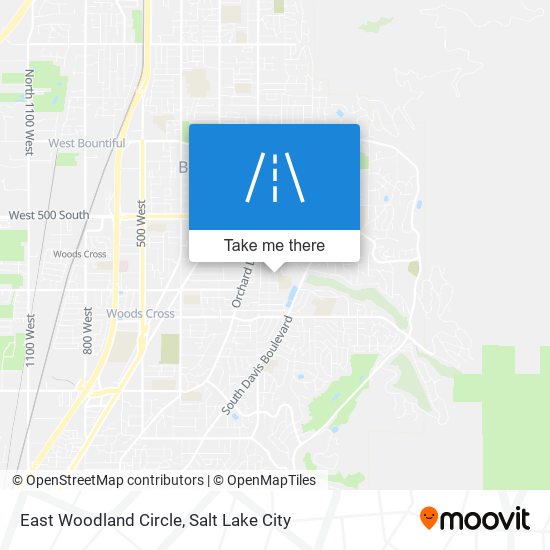 Mapa de East Woodland Circle