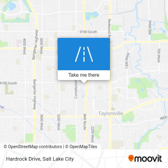 Mapa de Hardrock Drive