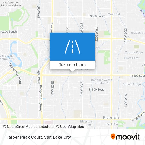 Mapa de Harper Peak Court