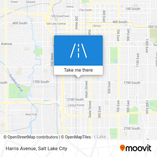 Harris Avenue map
