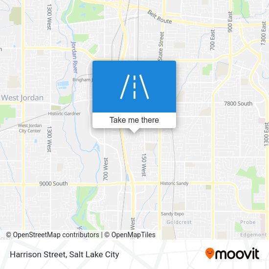 Harrison Street map