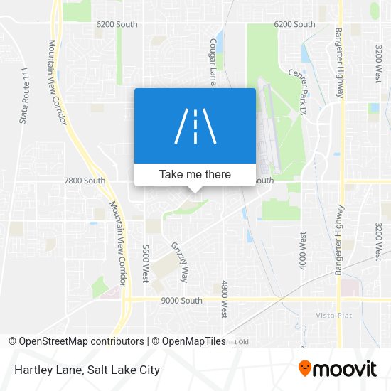 Hartley Lane map