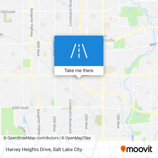 Harvey Heights Drive map