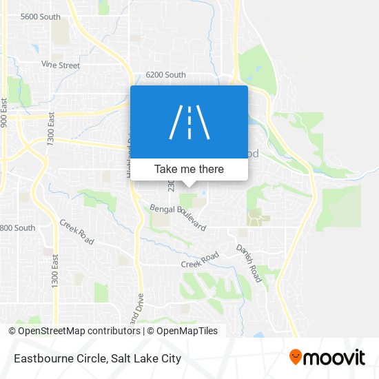 Eastbourne Circle map