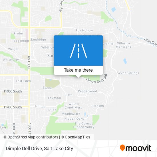 Dimple Dell Drive map