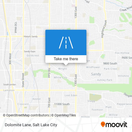 Dolomite Lane map