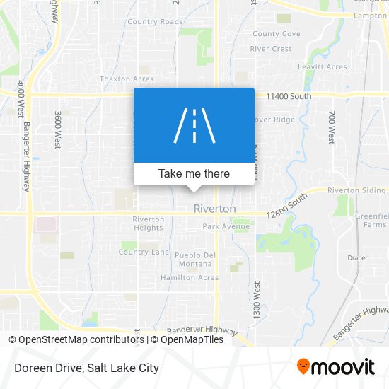 Doreen Drive map