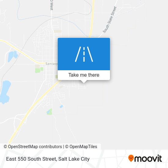 Mapa de East 550 South Street