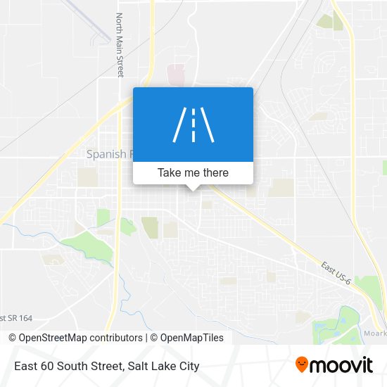 East 60 South Street map