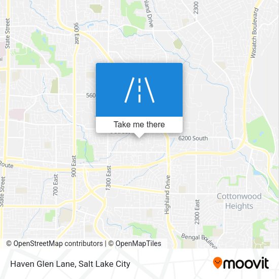 Haven Glen Lane map
