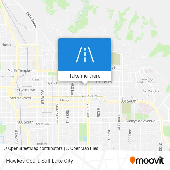 Hawkes Court map