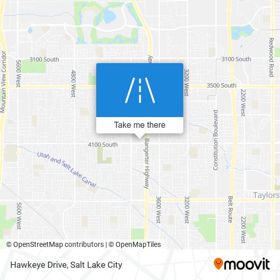 Hawkeye Drive map