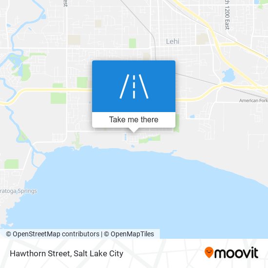 Hawthorn Street map