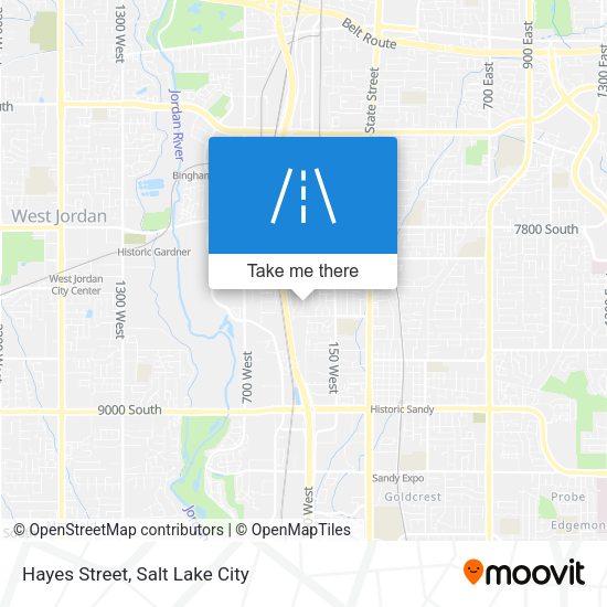 Hayes Street map