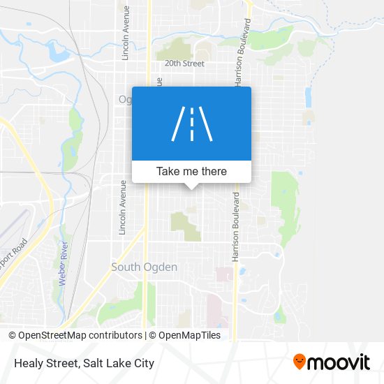 Healy Street map