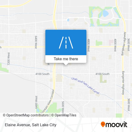 Elaine Avenue map