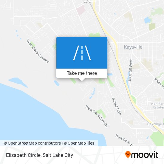 Elizabeth Circle map