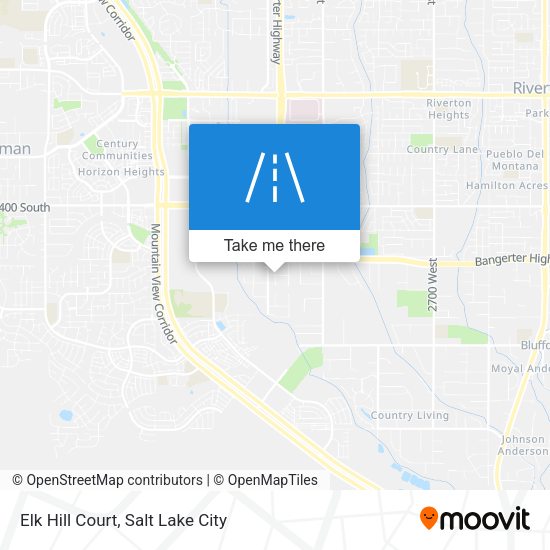 Elk Hill Court map