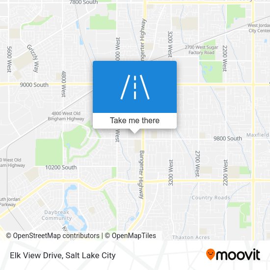 Elk View Drive map