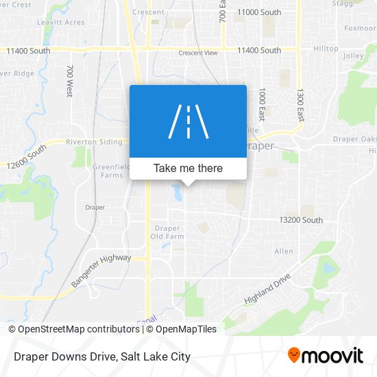 Draper Downs Drive map