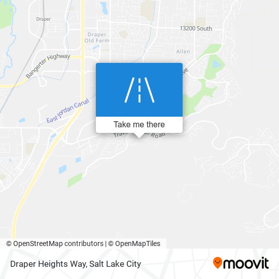 Draper Heights Way map