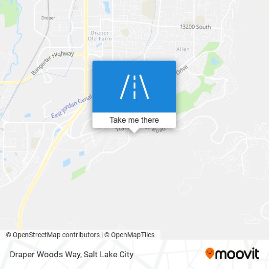 Draper Woods Way map