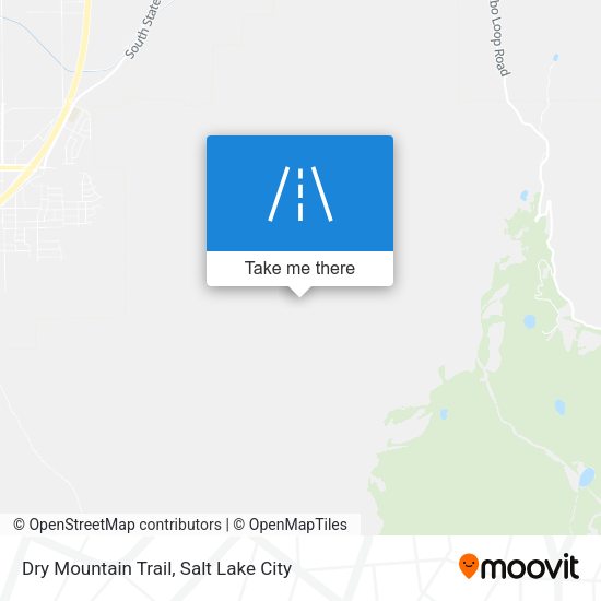 Dry Mountain Trail map