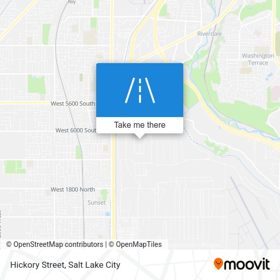 Hickory Street map