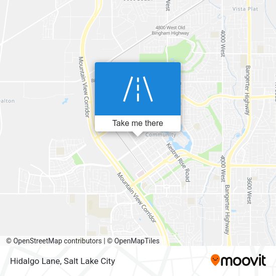 Hidalgo Lane map