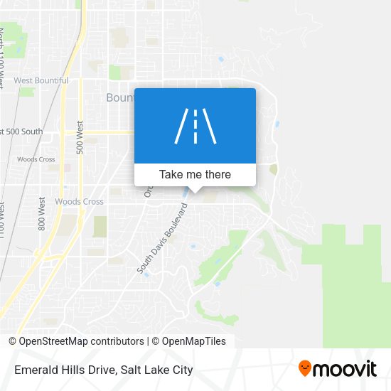 Emerald Hills Drive map