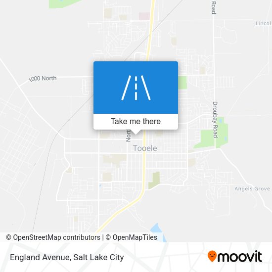 England Avenue map