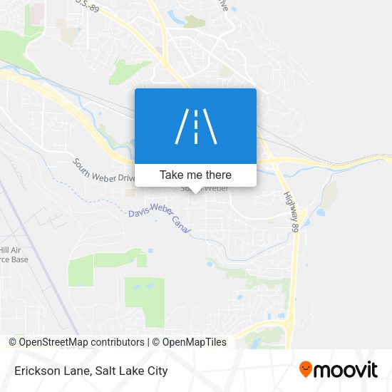 Erickson Lane map